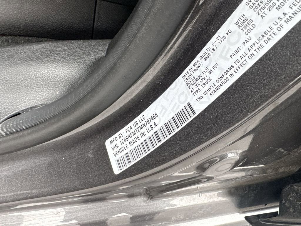 2021 RAM 1500 Big Horn Crew Cab 4x4 6'4" Box