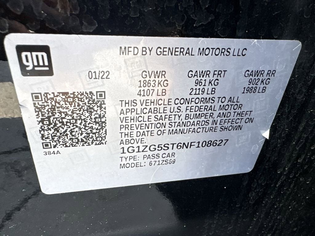 2022 Chevrolet Malibu RS