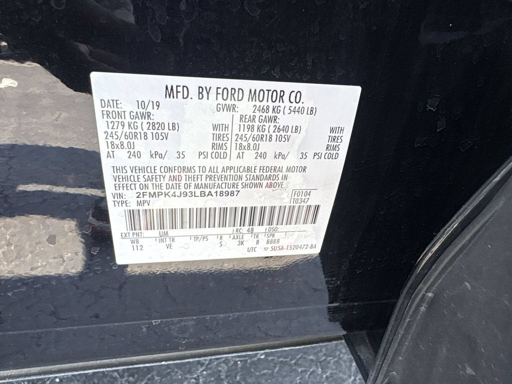 2020 Ford Edge SEL