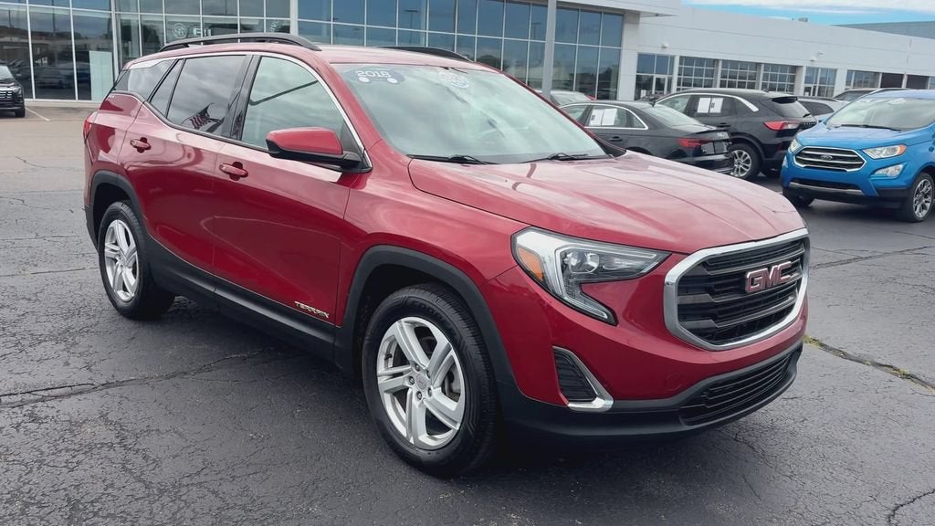 Used 2018 GMC Terrain SLE with VIN 3GKALMEXXJL288028 for sale in Center Line, MI