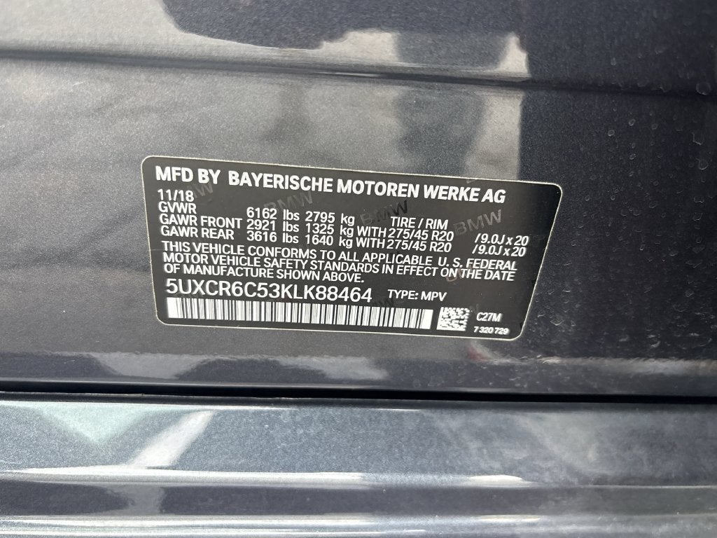 2019 BMW X5 xDrive40i