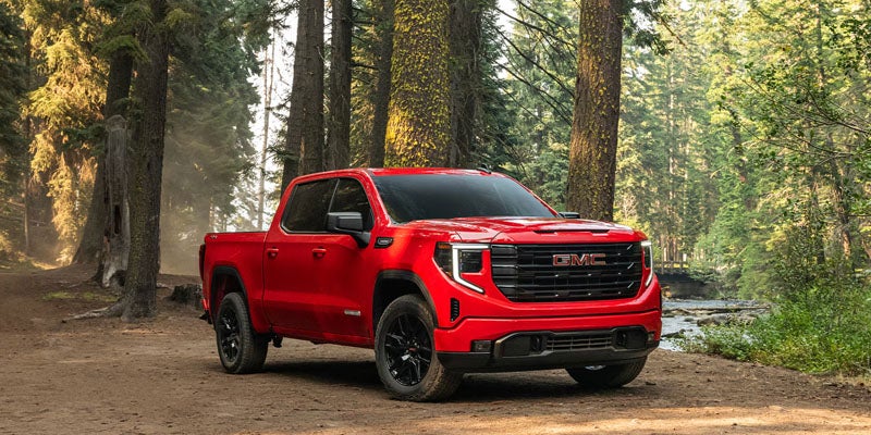 Trim showcase exterior angle of Sierra 1500