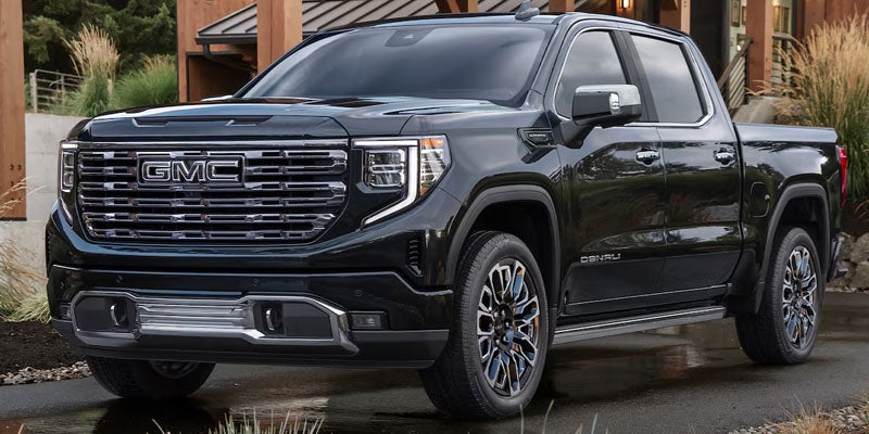 Safety driving front exterior shot of truck
