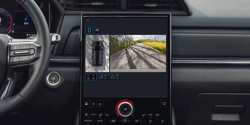 2026 GMC Terrain infotainment screen with camera display