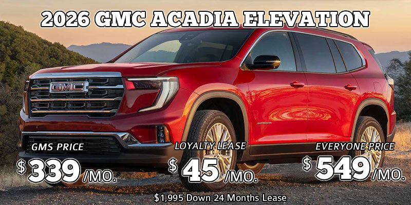 2026 GMC Acadia Elevation